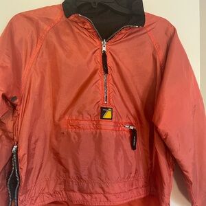 Red Pullover Windbreaker Jacket - Unknown Brand